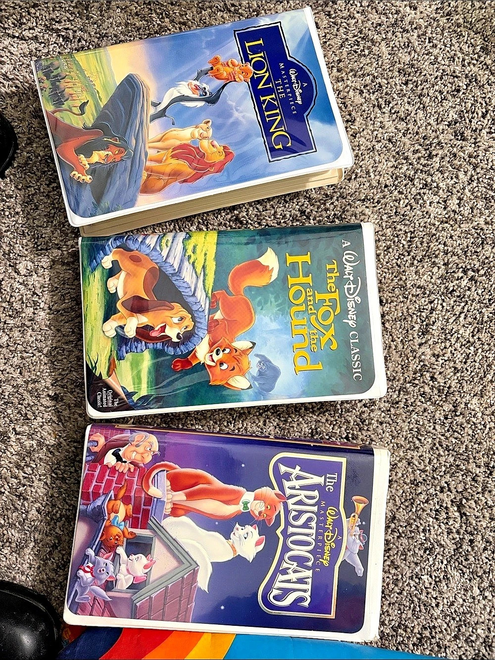 Walt Disney Masterpiece Collection VHS Set: Lion King & More